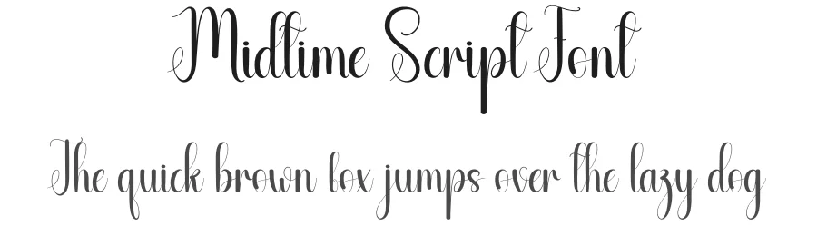 Midtime Script Font by andikastudio — Script Handwritten Font