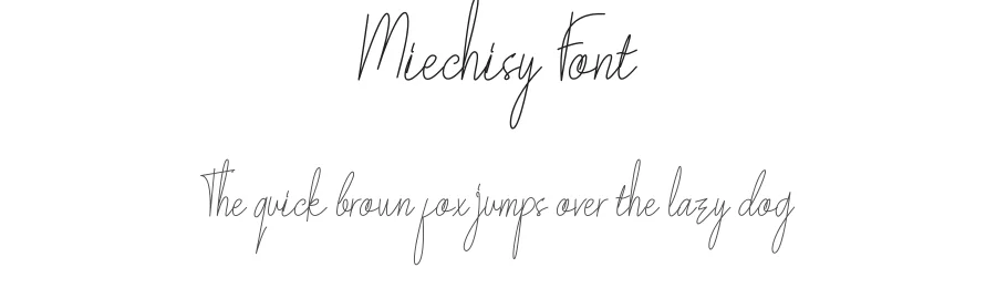 Miechisy Font by majelis art — Script Handwritten Font