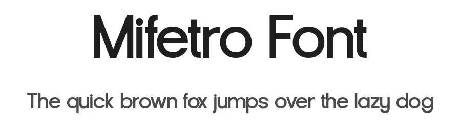Mifetro Font by Flawless And Co — Sans Serif Font