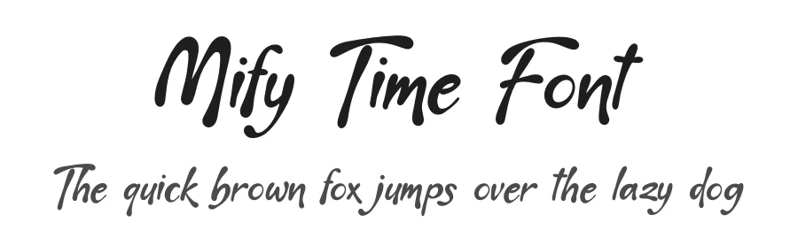 Mify Time Font by Denustudios — Display Font