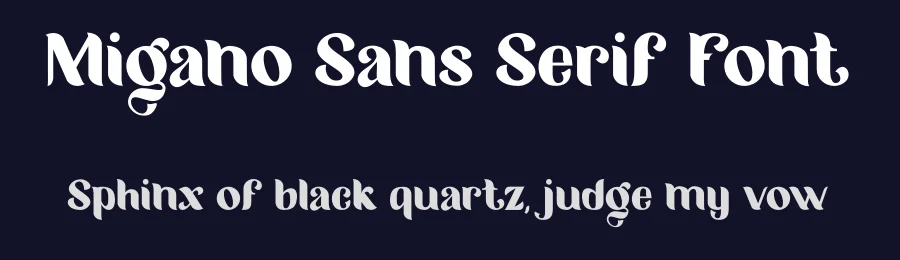 Migano Sans Serif Font by Rantautype — Sans Serif Font — thumbnail 2