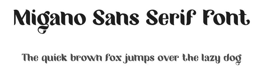 Migano Sans Serif Font by Rantautype — Sans Serif Font