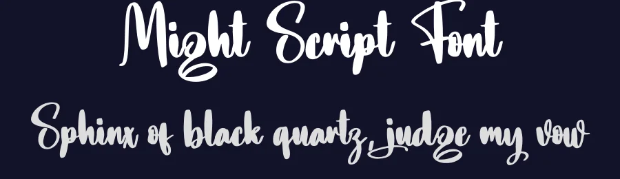 Might Script Font by creativeletter — Script Handwritten Font — thumbnail 2