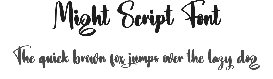 Might Script Font by creativeletter — Script Handwritten Font
