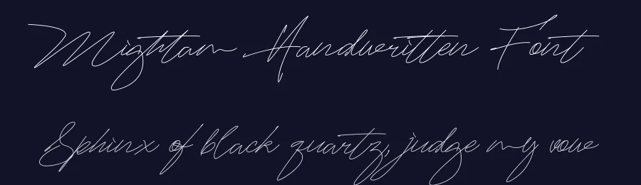 Mightam Handwritten Font by khaiuns — Script Handwritten Font — thumbnail 2