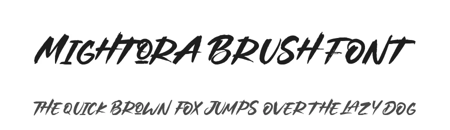 Mightora Brush Font by letterara — Script Handwritten Font