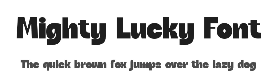 Mighty Lucky Font by timelesstype.co — Display Font