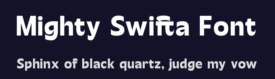 Mighty Swifta Font by timelesstype.co — Display Font — thumbnail 2