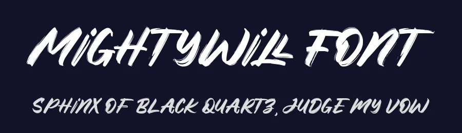 Mightywill Font by letterara — Script Handwritten Font — thumbnail 2