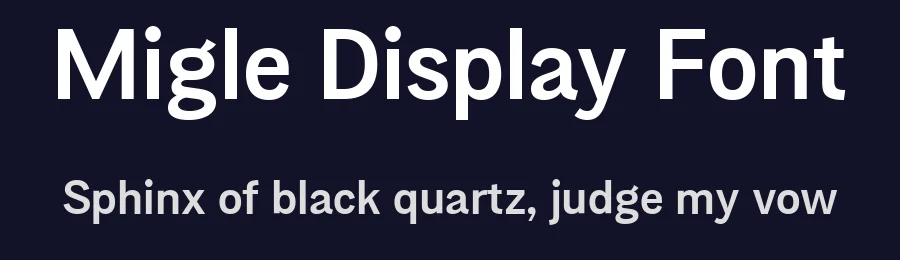 Migle Display Font by Variatype — Sans Serif Font — thumbnail 2
