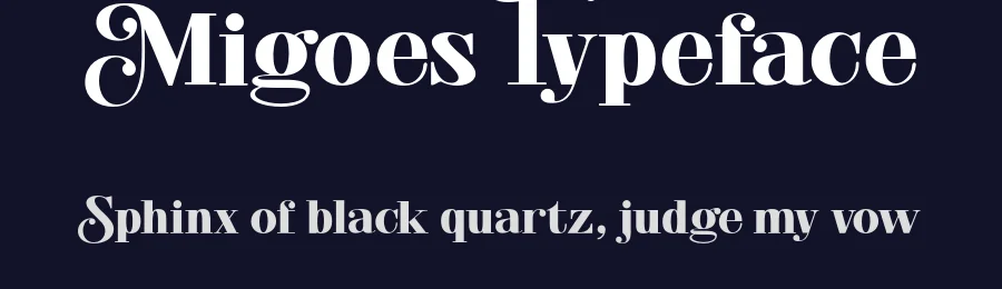Migoes Typeface by gatype — Display Font — thumbnail 2