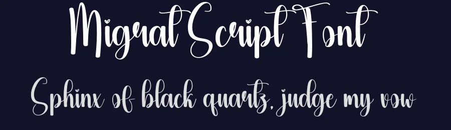 Migrat Script Font by creativeletter — Script Handwritten Font — thumbnail 2