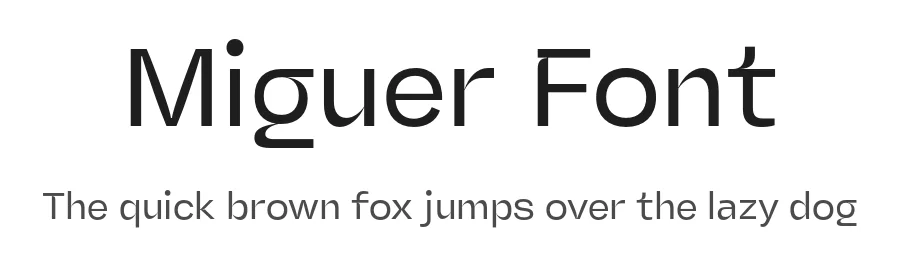 Miguer Font by Jolicia Type — Sans Serif Font