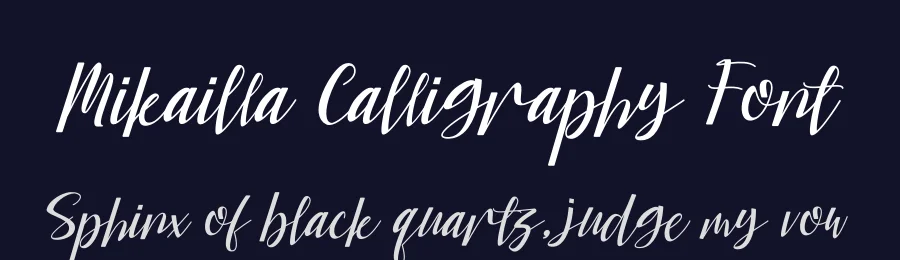Mikailla Calligraphy Font by letterenastudios — Script Handwritten Font — thumbnail 2