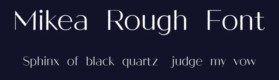 Mikea Rough Font by craftsupplyco — Sans Serif Font — thumbnail 2