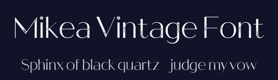 Mikea Vintage Font by craftsupplyco — Sans Serif Font — thumbnail 2