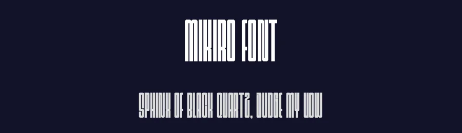 Mikiro Font by Funtype — Decorative Font — thumbnail 2