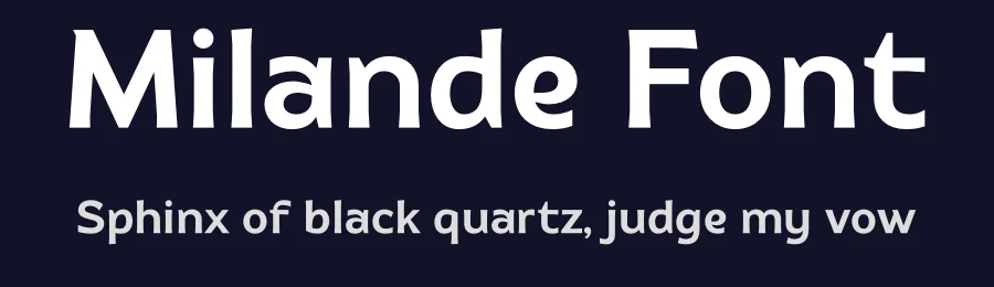 Milande Font by Sronstudio — Sans Serif Font — thumbnail 2