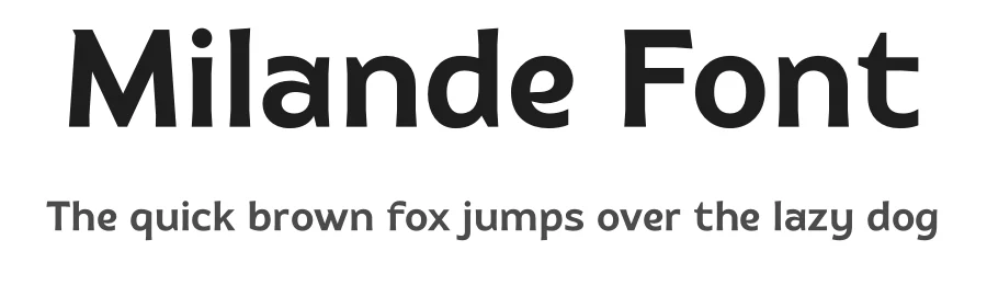 Milande Font by Sronstudio — Sans Serif Font