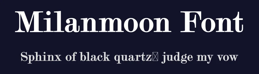 Milanmoon Font by yantodesign — Serif Font — thumbnail 2