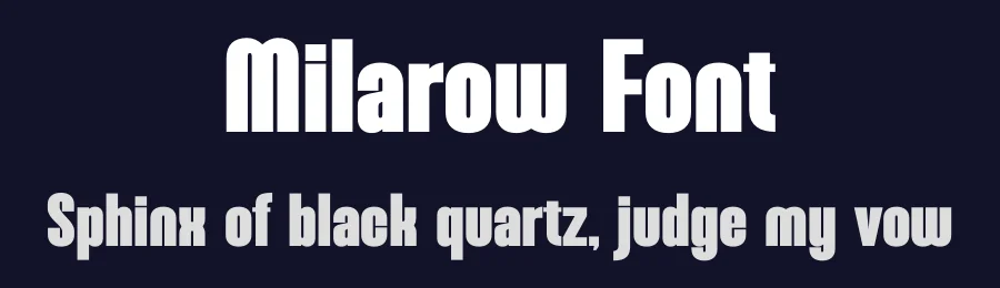 Milarow Font by TypeLogue — Display Font — thumbnail 2