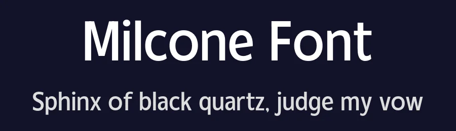 Milcone Font by Letterhend Studio — Sans Serif Font — thumbnail 2