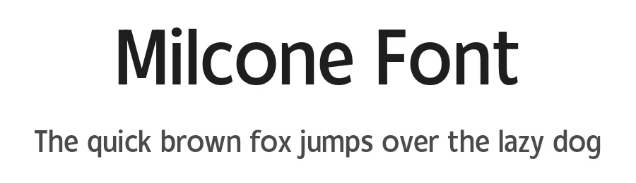 Milcone Font by Letterhend Studio — Sans Serif Font