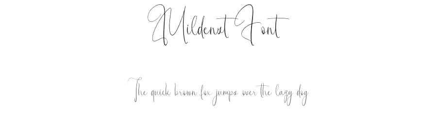 Mildenst Font by Din Studio — Script Handwritten Font