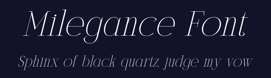 Milegance Font by letterenastudios — Serif Font — thumbnail 2