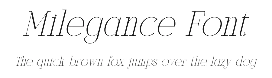 Milegance Font by letterenastudios — Serif Font