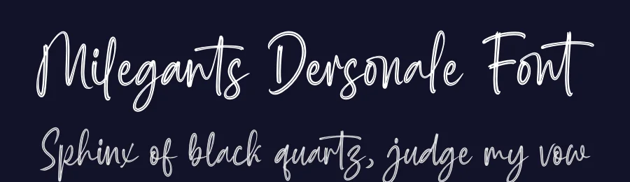 Milegants Dersonale Font by letterenastudios — Script Handwritten Font — thumbnail 2