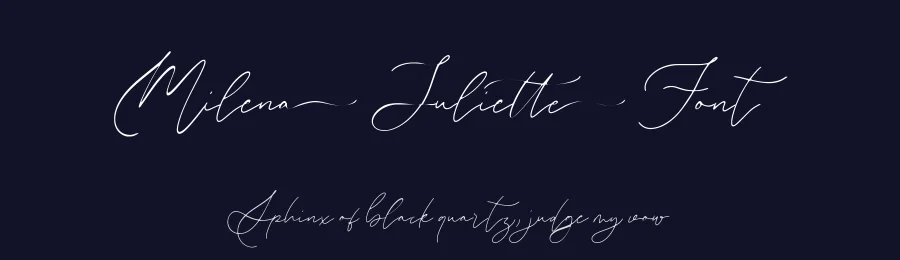 Milena Juliette Font by AesthericaStudio — Script Handwritten Font — thumbnail 2