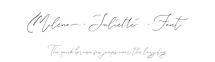 Milena Juliette Font by AesthericaStudio — Script Handwritten Font