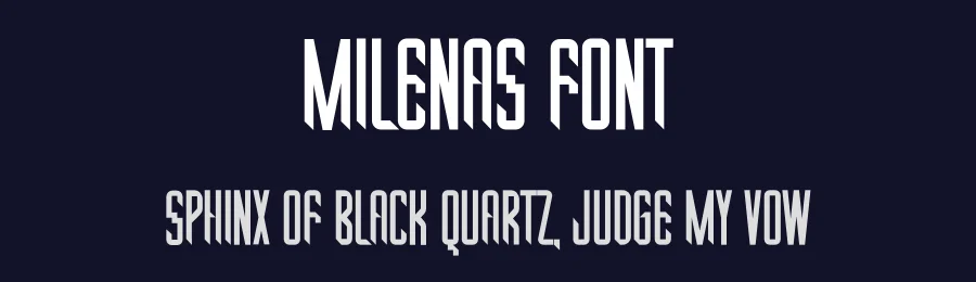 Milenas Font by delipensil — Display Font — thumbnail 2