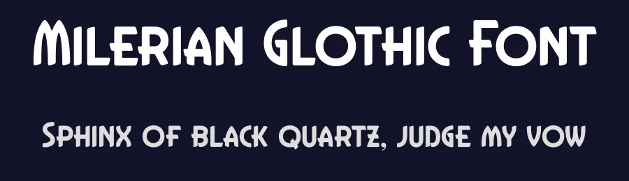 Milerian Glothic Font by Storytype — Sans Serif Font — thumbnail 2