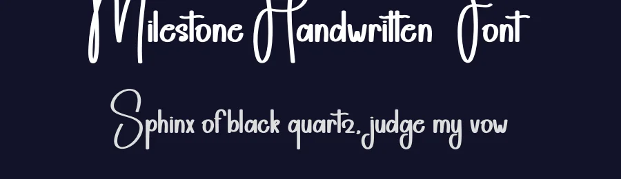 Milestone Handwritten Font by andikastudio — Script Handwritten Font — thumbnail 2