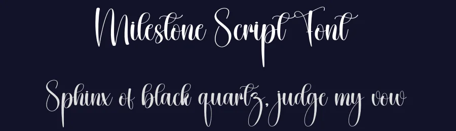 Milestone Script Font by creativeletter — Script Handwritten Font — thumbnail 2