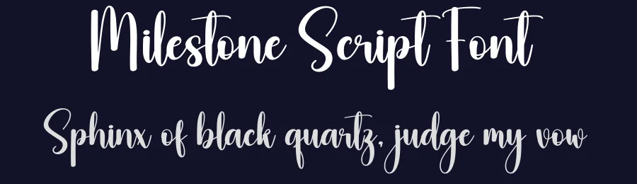 Milestone Script Font by creativeletter — Script Handwritten Font — thumbnail 2