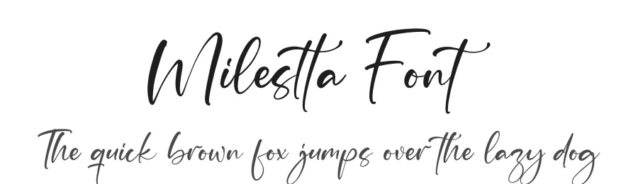 Milestta Font by perspectype — Script Handwritten Font