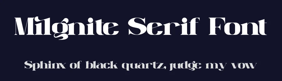 Milgnite Serif Font by Storytype — Serif Font — thumbnail 2