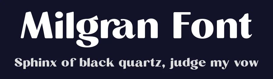 Milgran Font by Kulokale — Sans Serif Font — thumbnail 2
