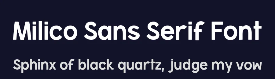 Milico Sans Serif Font by Neuralbrand Studio — Sans Serif Font — thumbnail 2