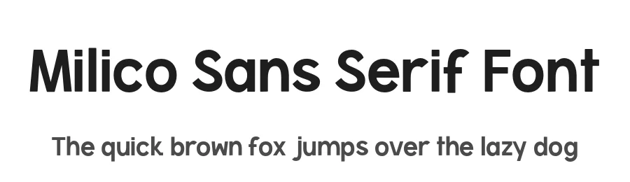 Milico Sans Serif Font by Neuralbrand Studio β Sans Serif Font