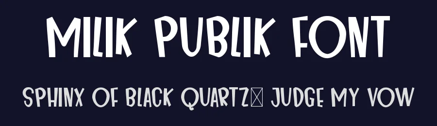 Milik Publik Font by nihstudio — Display Font — thumbnail 2