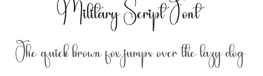 Military Script Font by andikastudio — Script Handwritten Font