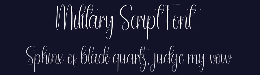 Military Script Font by andikastudio — Script Handwritten Font — thumbnail 2