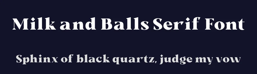 Milk and Balls Serif Font by alit design — Serif Font — thumbnail 2
