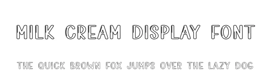 Milk Cream Display Font by inermediaSTUDIO — Display Font