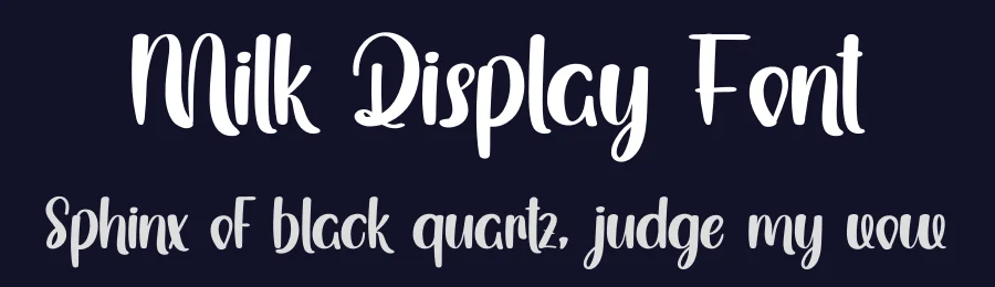 Milk Display Font by inermediaSTUDIO — Script Handwritten Font — thumbnail 2