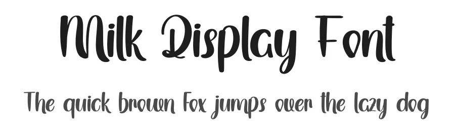 Milk Display Font by inermediaSTUDIO — Script Handwritten Font